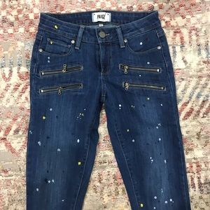 Splattered Paige denim - 24